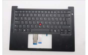 Lenovo 5M11S10028 C-Abdeckung mit Tastatur, Schweiz, schwarz, Hintergrundbeleuchtung