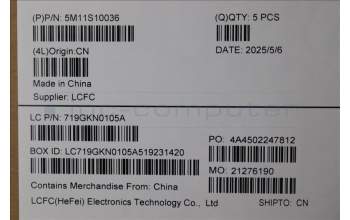 Lenovo 5M11S10036 C-Abdeckung mit Tastatur, Englisch (GB), schwarz, Hintergrundbeleuchtung