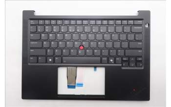 Lenovo 5M11S10040 C-Abdeckung mit Tastatur, Englisch (US, Euro), schwarz, Hintergrundbeleuchtung