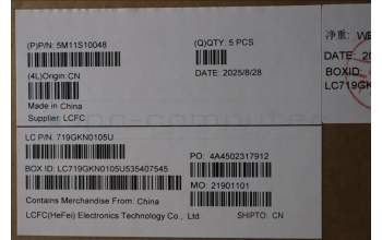 Lenovo 5M11S10048 C-Abdeckung mit Tastatur, Bulgarisch, schwarz, Hintergrundbeleuchtung, GB