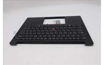 Lenovo 5M11S10048 C-Abdeckung mit Tastatur, Bulgarisch, schwarz, Hintergrundbeleuchtung, GB