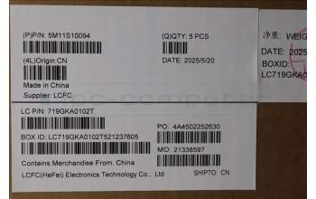 Lenovo 5M11S10094 C-Abdeckung mit Tastatur, Arabisch, schwarz, US