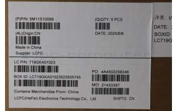 Lenovo 5M11S10099 C-Abdeckung mit Tastatur, Spanisch, schwarz