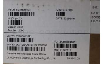 Lenovo 5M11S10104 C-Abdeckung mit Tastatur, Deutsch, schwarz