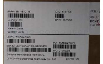 Lenovo 5M11S10116 C-Abdeckung mit Tastatur, Portugiesisch, schwarz