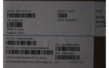 Lenovo 5M11S10117 MECH_ASM FRU KBD CCV RUS(Chicony)US BK