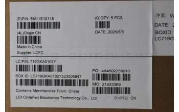 Lenovo 5M11S10118 C-Abdeckung mit Tastatur, Russisch, schwarz