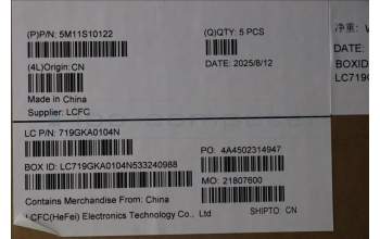 Lenovo 5M11S10122 C-Abdeckung mit Tastatur, Slowenisch, schwarz