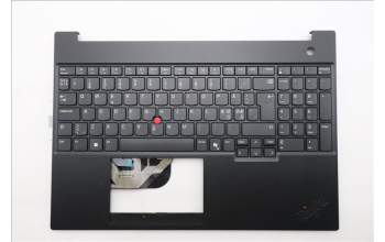 Lenovo 5M11S10126 C-Abdeckung mit Tastatur, Skandinavien, schwarz