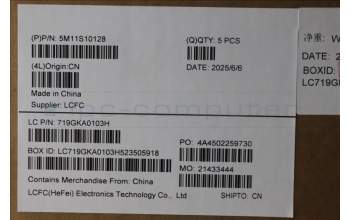 Lenovo 5M11S10128 C-Abdeckung mit Tastatur, Schweiz, schwarz