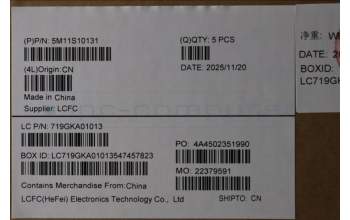 Lenovo 5M11S10131 MECH_ASM FRU KBD CCV UK(Chicony)UK BK