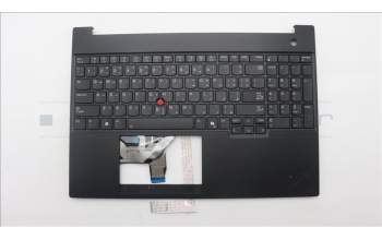 Lenovo 5M11S10165 C-Abdeckung mit Tastatur, Arabisch, schwarz, Hintergrundbeleuchtung, US