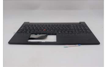 Lenovo 5M11S10173 C-Abdeckung mit Tastatur, Spanisch, schwarz, Hintergrundbeleuchtung