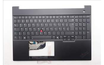 Lenovo 5M11S10179 C-Abdeckung mit Tastatur, Deutsch, schwarz, Hintergrundbeleuchtung