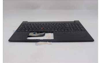 Lenovo 5M11S10179 C-Abdeckung mit Tastatur, Deutsch, schwarz, Hintergrundbeleuchtung