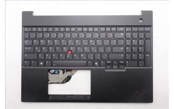 Lenovo 5M11S10188 C-Abdeckung mit Tastatur, Hebräisch, schwarz, Hintergrundbeleuchtung