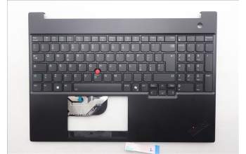 Lenovo 5M11S10191 C-Abdeckung mit Tastatur, Italienisch, schwarz, Hintergrundbeleuchtung