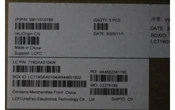 Lenovo 5M11S10199 C-Abdeckung mit Tastatur, Russisch, schwarz, Hintergrundbeleuchtung