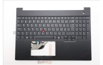 Lenovo 5M11S10216 C-Abdeckung mit Tastatur, Schweiz, schwarz, Hintergrundbeleuchtung