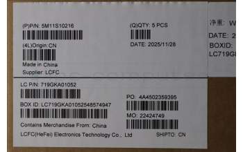 Lenovo 5M11S10216 C-Abdeckung mit Tastatur, Schweiz, schwarz, Hintergrundbeleuchtung