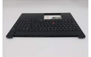 Lenovo 5M11S10216 C-Abdeckung mit Tastatur, Schweiz, schwarz, Hintergrundbeleuchtung