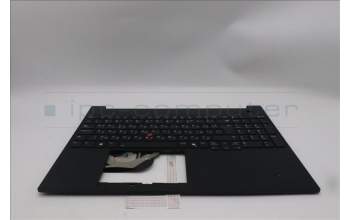 Lenovo 5M11S10229 C-Abdeckung mit Tastatur, Bulgarisch, schwarz, Hintergrundbeleuchtung, GB