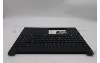 Lenovo 5M11S10229 C-Abdeckung mit Tastatur, Bulgarisch, schwarz, Hintergrundbeleuchtung, GB