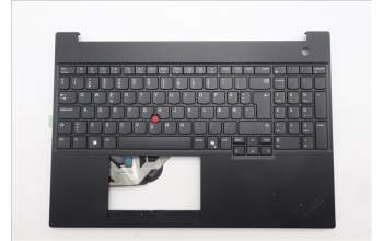 Lenovo 5M11S10280 C-Abdeckung mit Tastatur, Dänisch, schwarz, GB