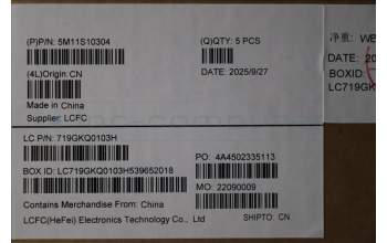 Lenovo 5M11S10304 C-Abdeckung mit Tastatur, Slowenisch, schwarz