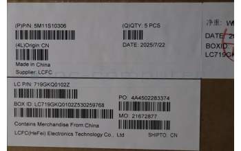 Lenovo 5M11S10306 C-Abdeckung mit Tastatur, Schwedisch/Finnisch, schwarz