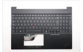 Lenovo 5M11S10349 C-Abdeckung mit Tastatur, Belgisch, schwarz, Hintergrundbeleuchtung, GB