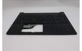 Lenovo 5M11S10349 C-Abdeckung mit Tastatur, Belgisch, schwarz, Hintergrundbeleuchtung, GB