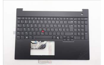 Lenovo 5M11S10358 C-Abdeckung mit Tastatur, Französisch, schwarz, Hintergrundbeleuchtung