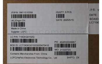 Lenovo 5M11S10358 C-Abdeckung mit Tastatur, Französisch, schwarz, Hintergrundbeleuchtung