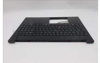 Lenovo 5M11S10360 C-Abdeckung mit Tastatur, Deutsch, schwarz, Hintergrundbeleuchtung