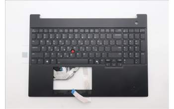 Lenovo 5M11S10364 C-Abdeckung mit Tastatur, Griechisch, schwarz, Hintergrundbeleuchtung