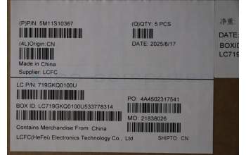 Lenovo 5M11S10367 C-Abdeckung mit Tastatur, Ungarisch, schwarz, Hintergrundbeleuchtung