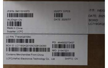 Lenovo 5M11S10373 C-Abdeckung mit Tastatur, Italienisch, schwarz, Hintergrundbeleuchtung