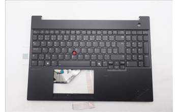 Lenovo 5M11S10385 C-Abdeckung mit Tastatur, Tschechisch/Slowakisch, schwarz, Hintergrundbeleuchtung, GB