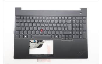 Lenovo 5M11S10386 C-Abdeckung mit Tastatur, Tschechisch/Slowakisch, schwarz, Hintergrundbeleuchtung, GB
