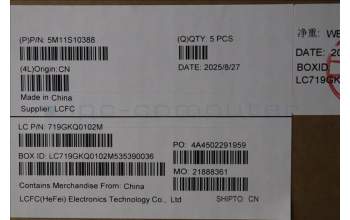 Lenovo 5M11S10388 C-Abdeckung mit Tastatur, Slowenisch, schwarz, Hintergrundbeleuchtung