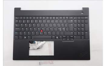 Lenovo 5M11S10394 C-Abdeckung mit Tastatur, Skandinavien, schwarz, Hintergrundbeleuchtung