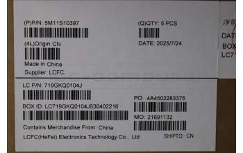 Lenovo 5M11S10397 MECH_ASM KB CCV SWS BL(Liteon)UK BK