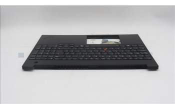 Lenovo 5M11S10402 C-Cover with keyboard, UK English, Black, Backlight, UK