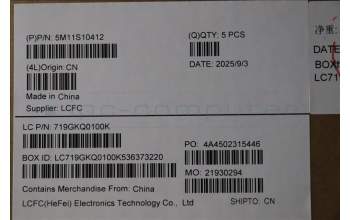 Lenovo 5M11S10412 C-Abdeckung mit Tastatur, Bulgarisch, schwarz, Hintergrundbeleuchtung, GB