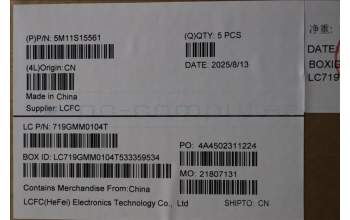 Lenovo 5M11S15561 C-Abdeckung mit Tastatur, Französisch (Kanada) 058, schwarz, Hintergrundbeleuchtung, GB