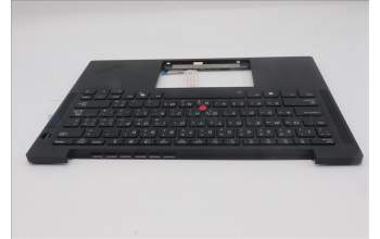 Lenovo 5M11S15564 C-Abdeckung mit Tastatur, Arabisch, schwarz, Hintergrundbeleuchtung, US