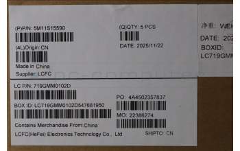 Lenovo 5M11S15590 C-Abdeckung mit Tastatur, Englisch (US, Euro), schwarz, Hintergrundbeleuchtung