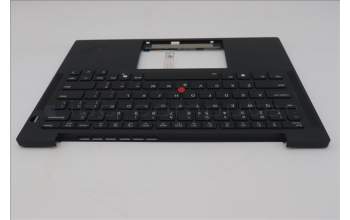 Lenovo 5M11S15590 C-Abdeckung mit Tastatur, Englisch (US, Euro), schwarz, Hintergrundbeleuchtung