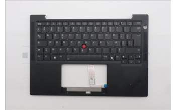 Lenovo 5M11S15594 C-Abdeckung mit Tastatur, Französisch, schwarz, Hintergrundbeleuchtung